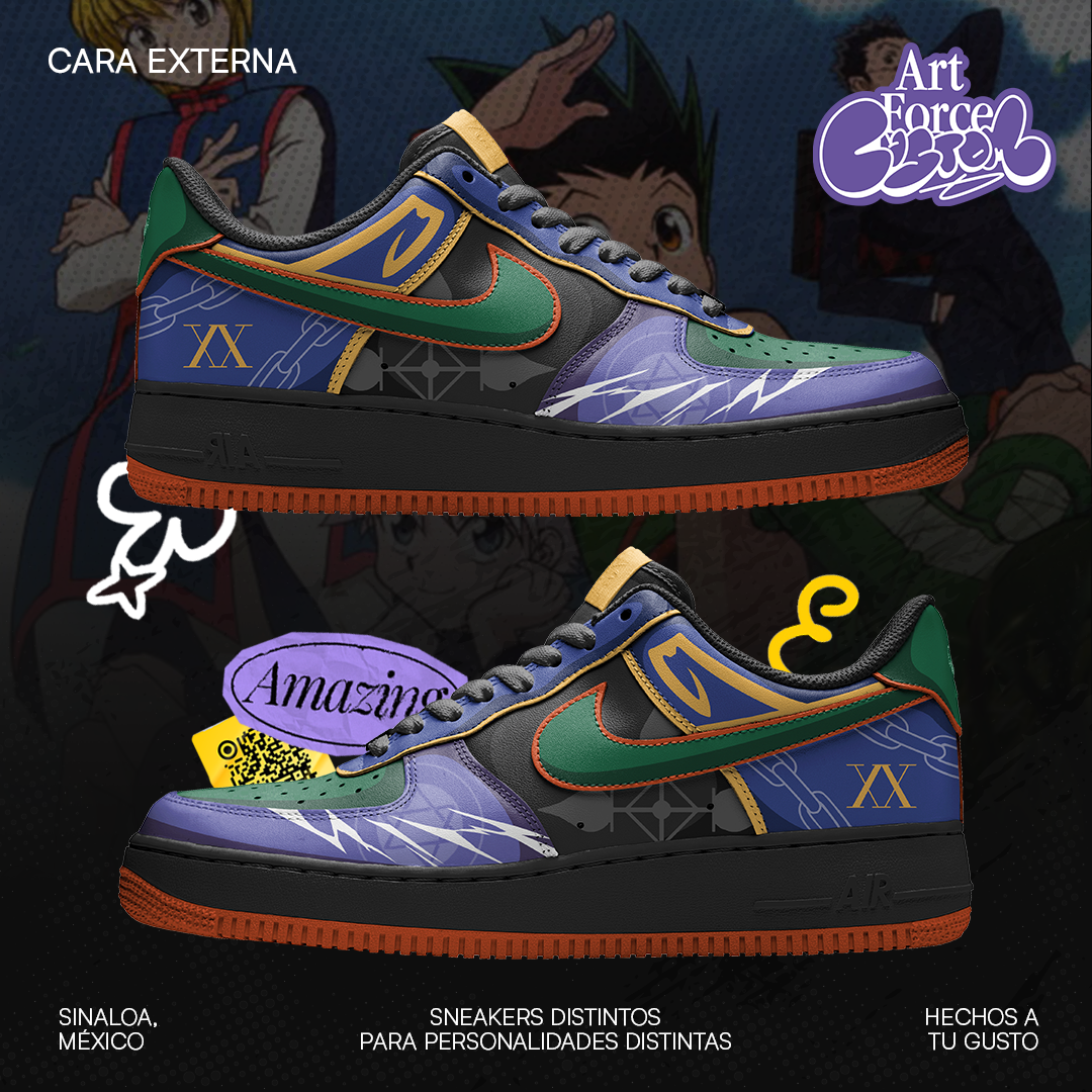 Air Force 1 x Hunter x Hunter team