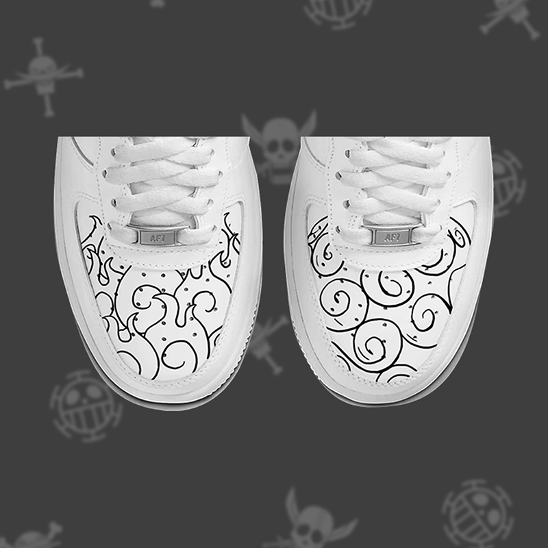 Air Force 1 x One Piece B&W