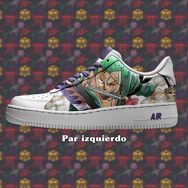 Air Force 1 x Luffy Gear 5 x Zoro