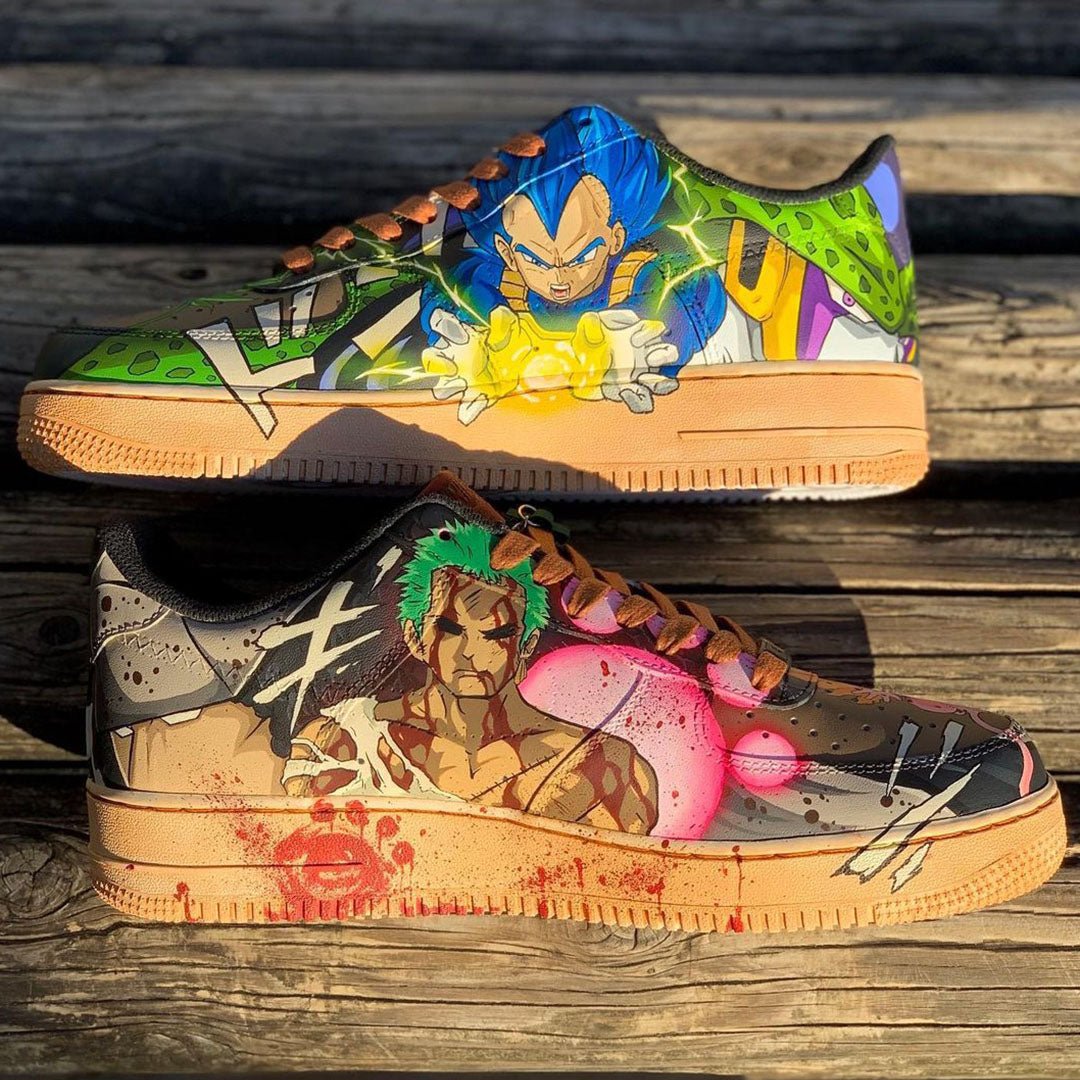 Air Force 1 x Dragon Ball x One Piece full - Art Force Custom