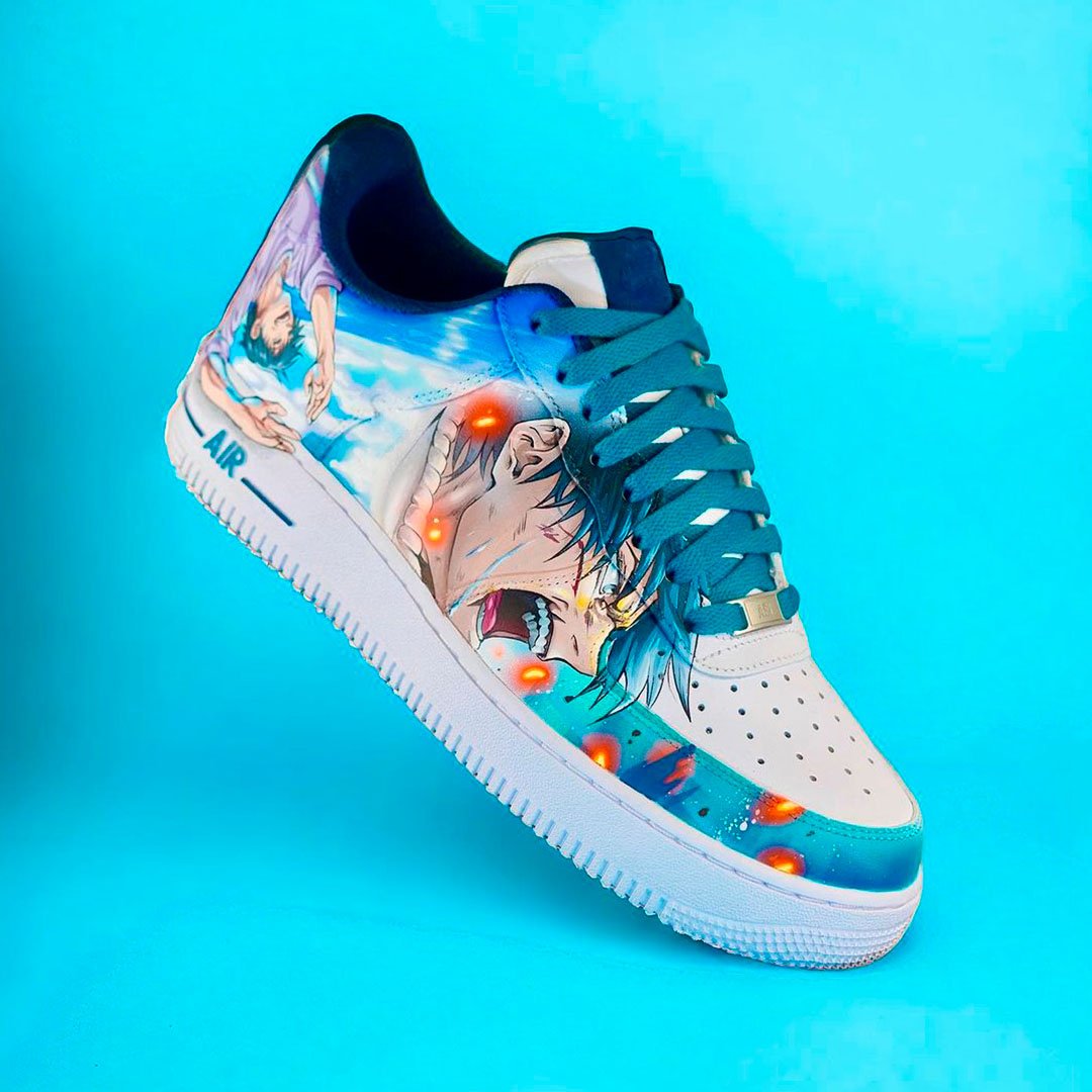 Air Force 1 x Gojo vs Toji - Art Force Custom