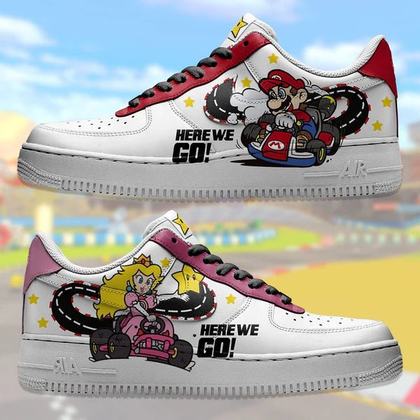 air force 1 x super mario kart(22 mx) - Art Force Custom