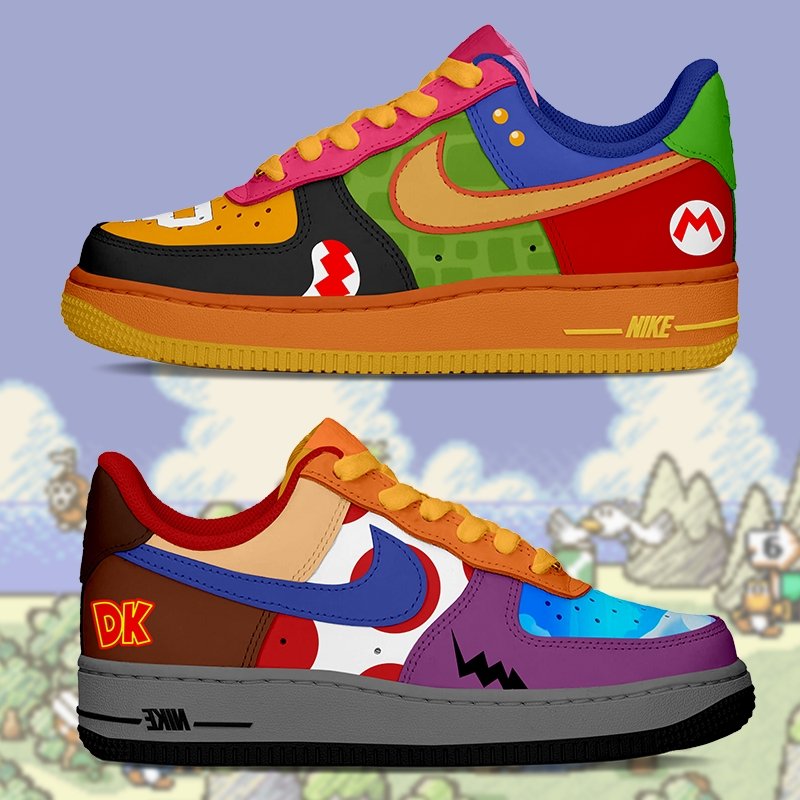 Air Max Tenis Nike De Toy Story Air Force Kids Mario Bros Collage
