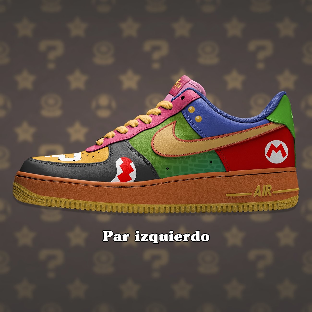 Air Force 1 x Mario Bros Collage - Art Force Custom