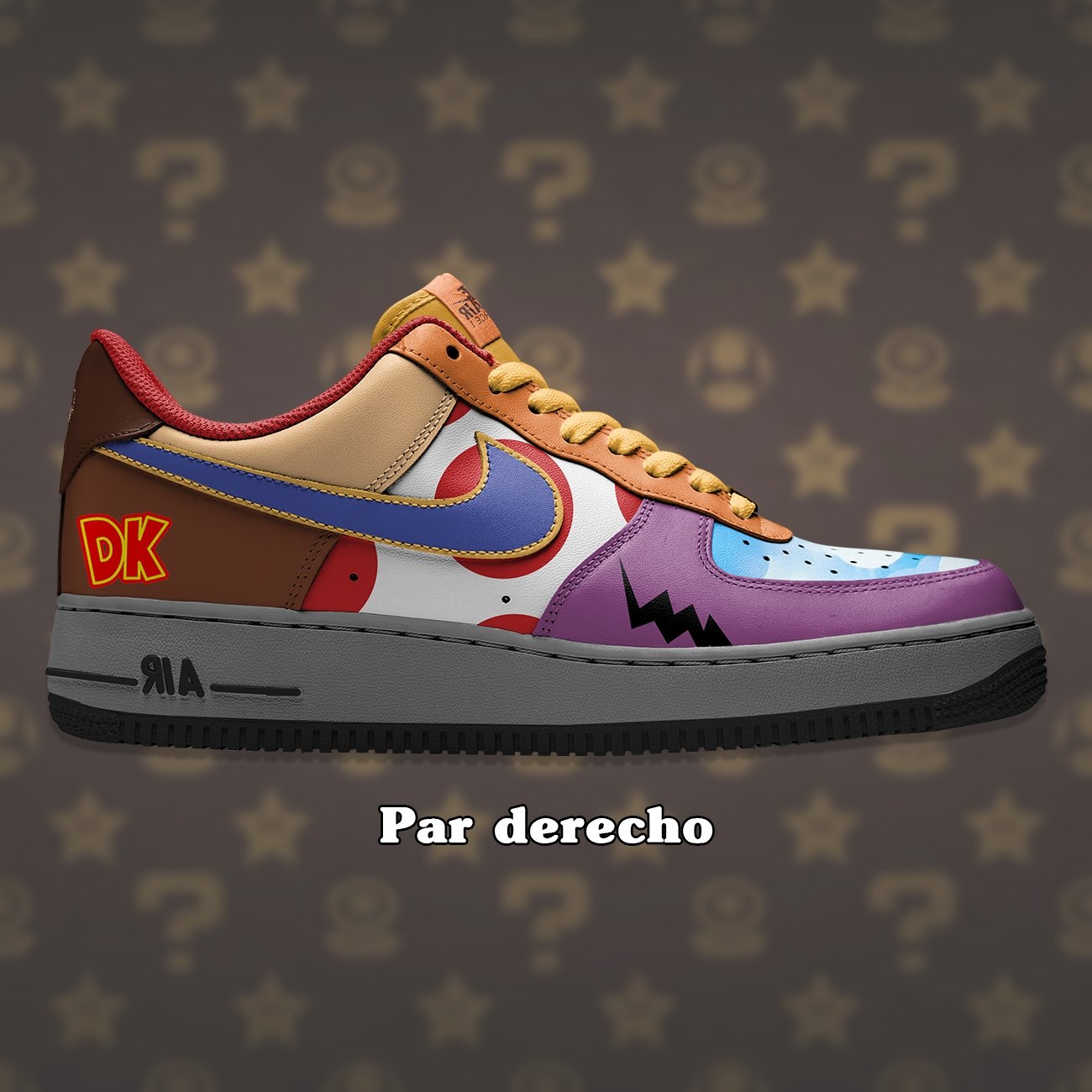 Air Force 1 x Mario Bros Collage - Art Force Custom