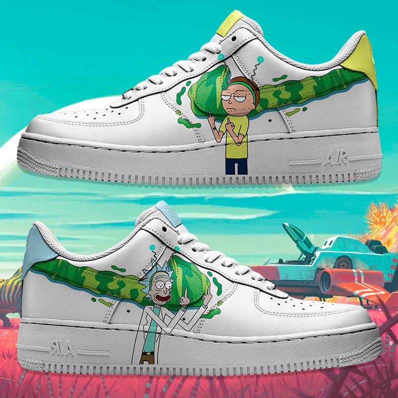 Air Force 1 x Rick and Morty Swoosh - Art Force Custom