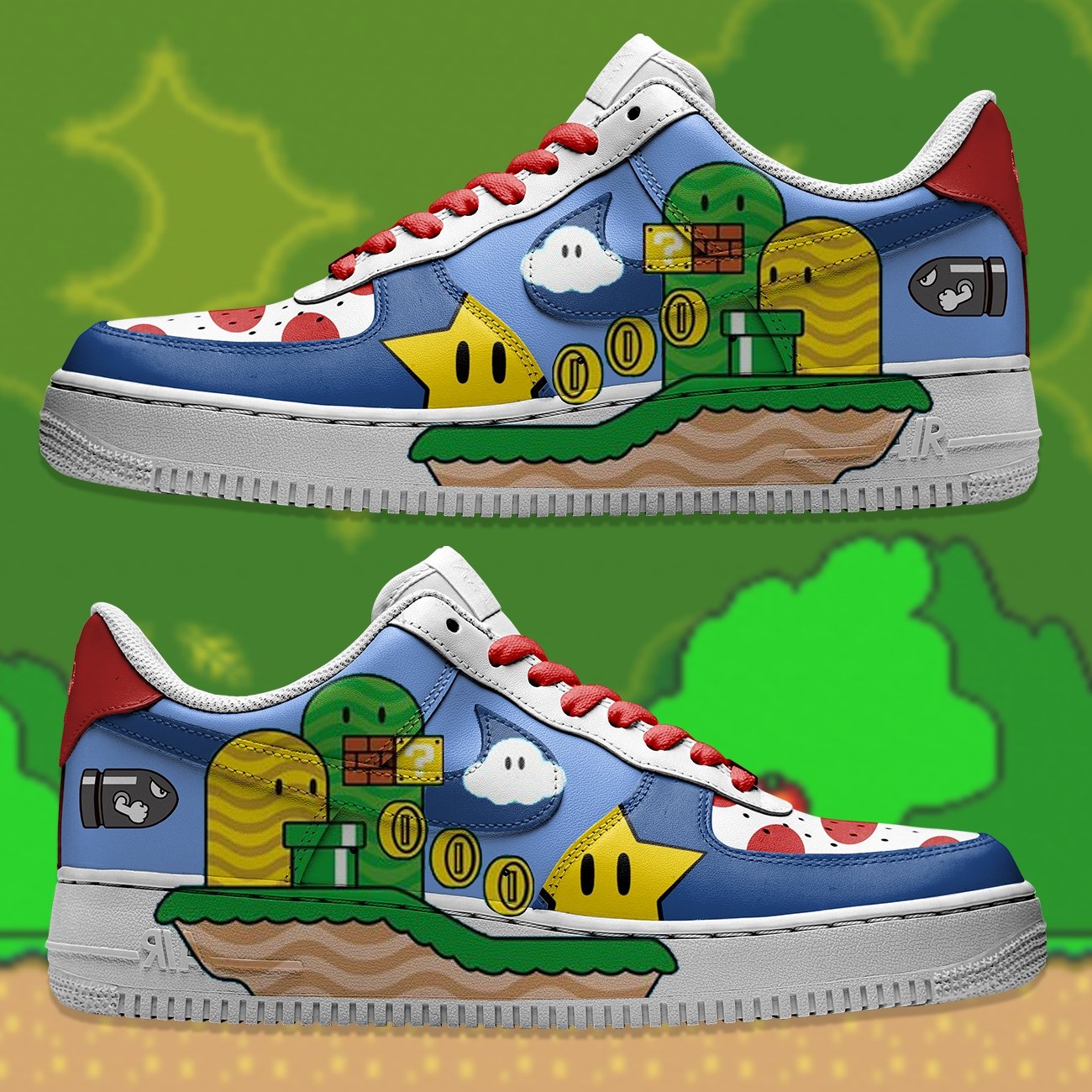 Air Force 1 x Super Mario World - Art Force Custom