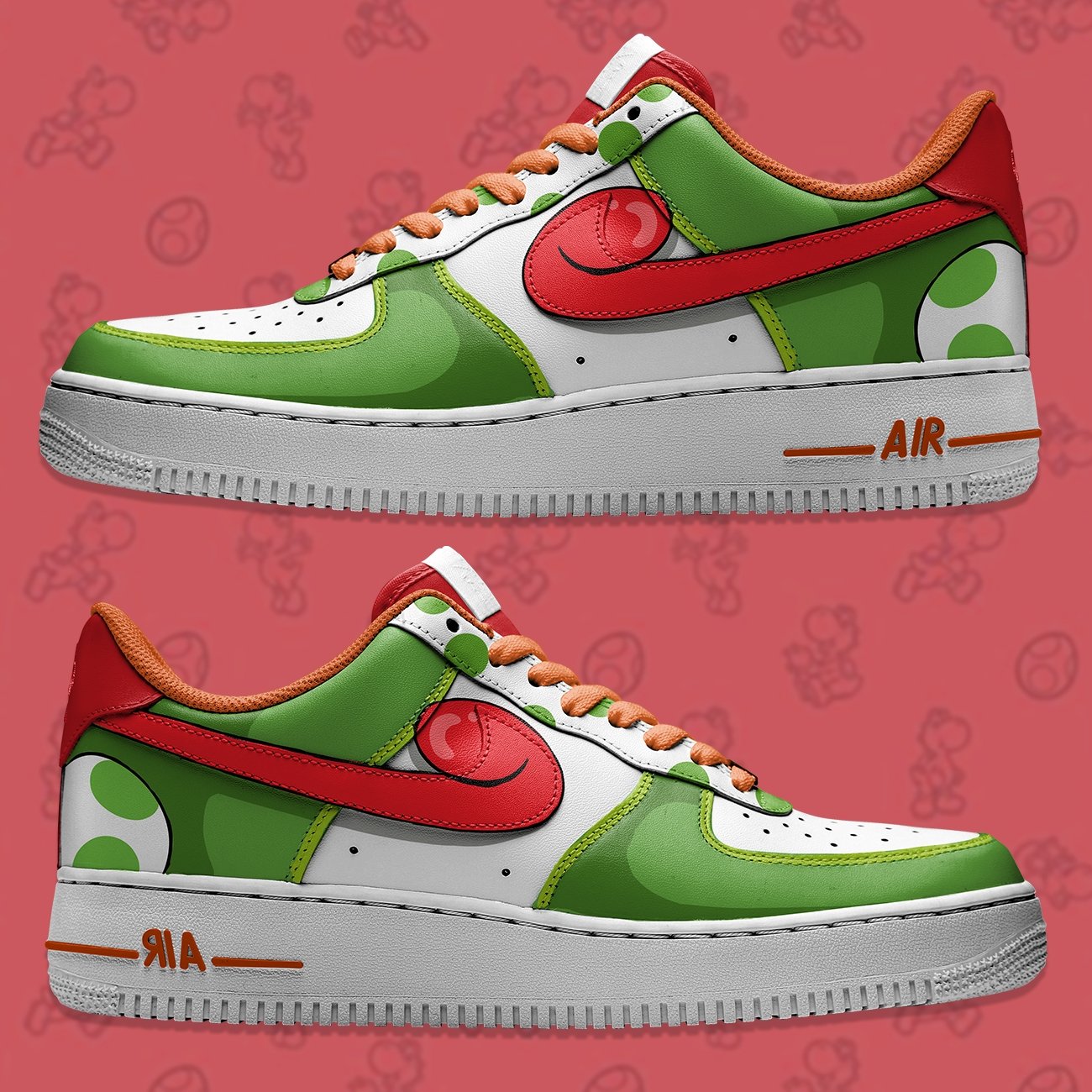 Air Force 1 x Yoshi - Art Force Custom