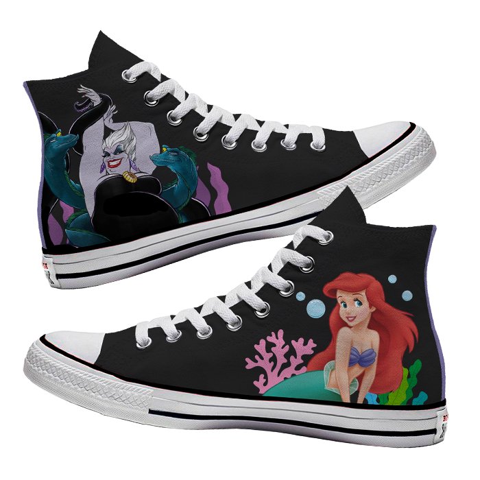 little mermaid converse