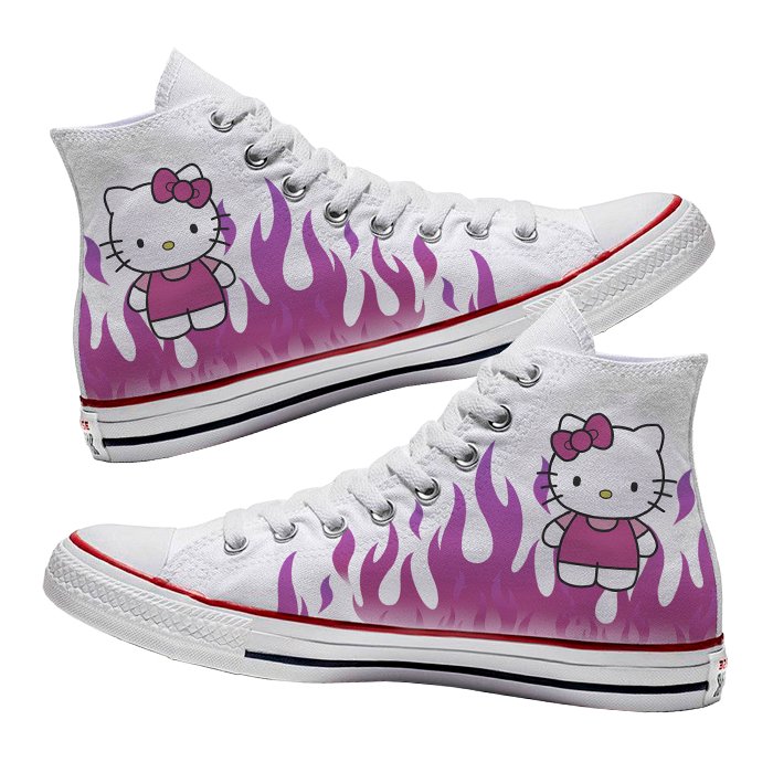 Hello kitty shoes converse best sale