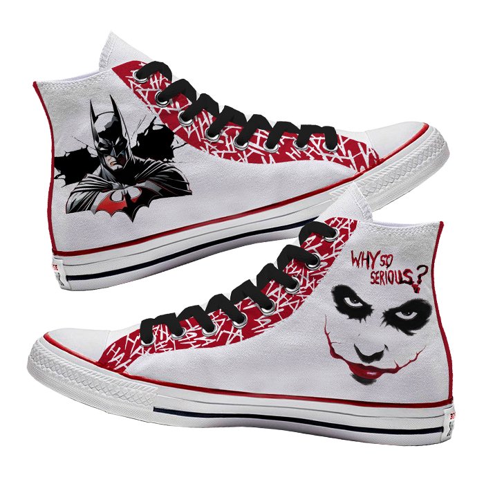 Converse batman joker shoes best sale