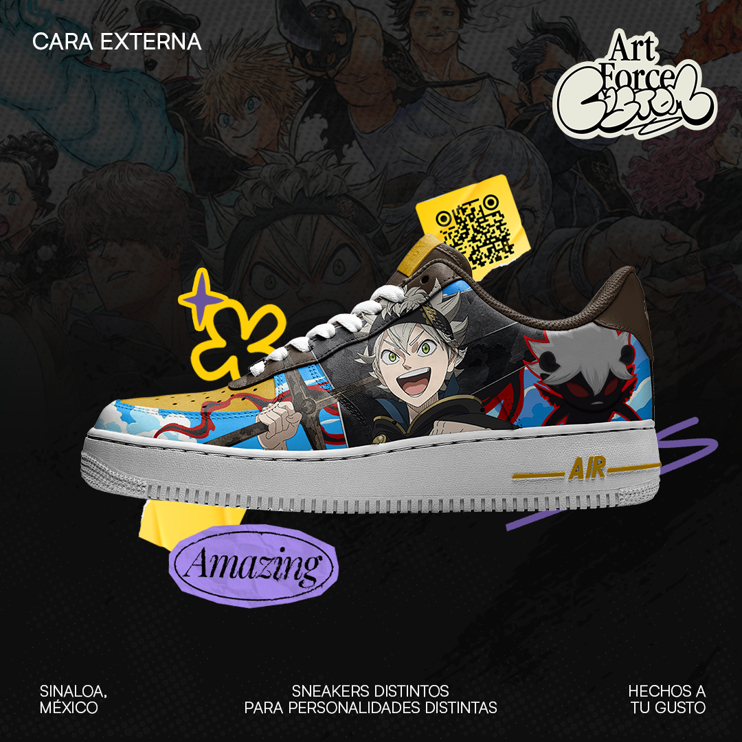 Air Force 1 x Black Bulls - Black Clover