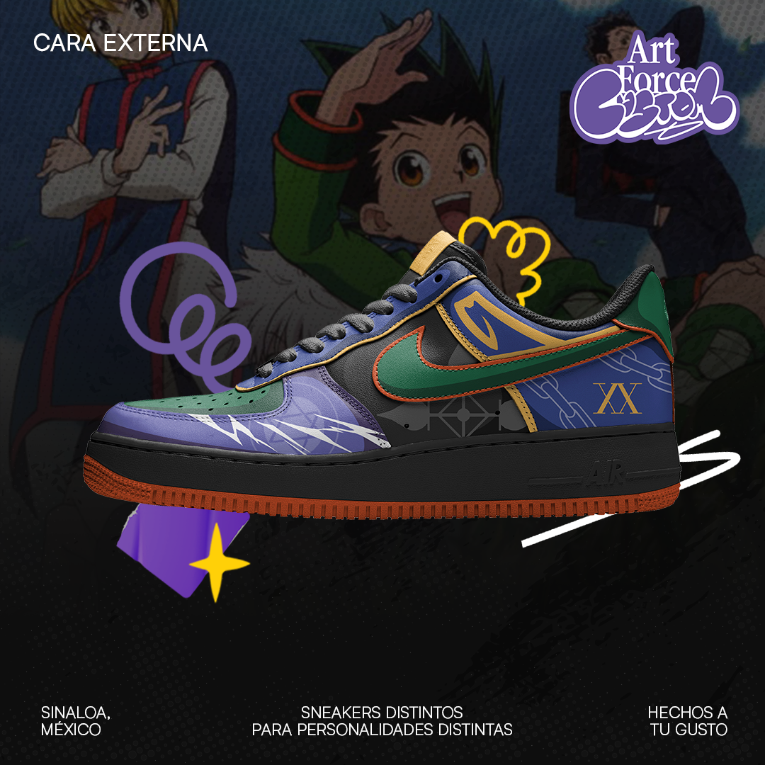 Air Force 1 x Hunter x Hunter team