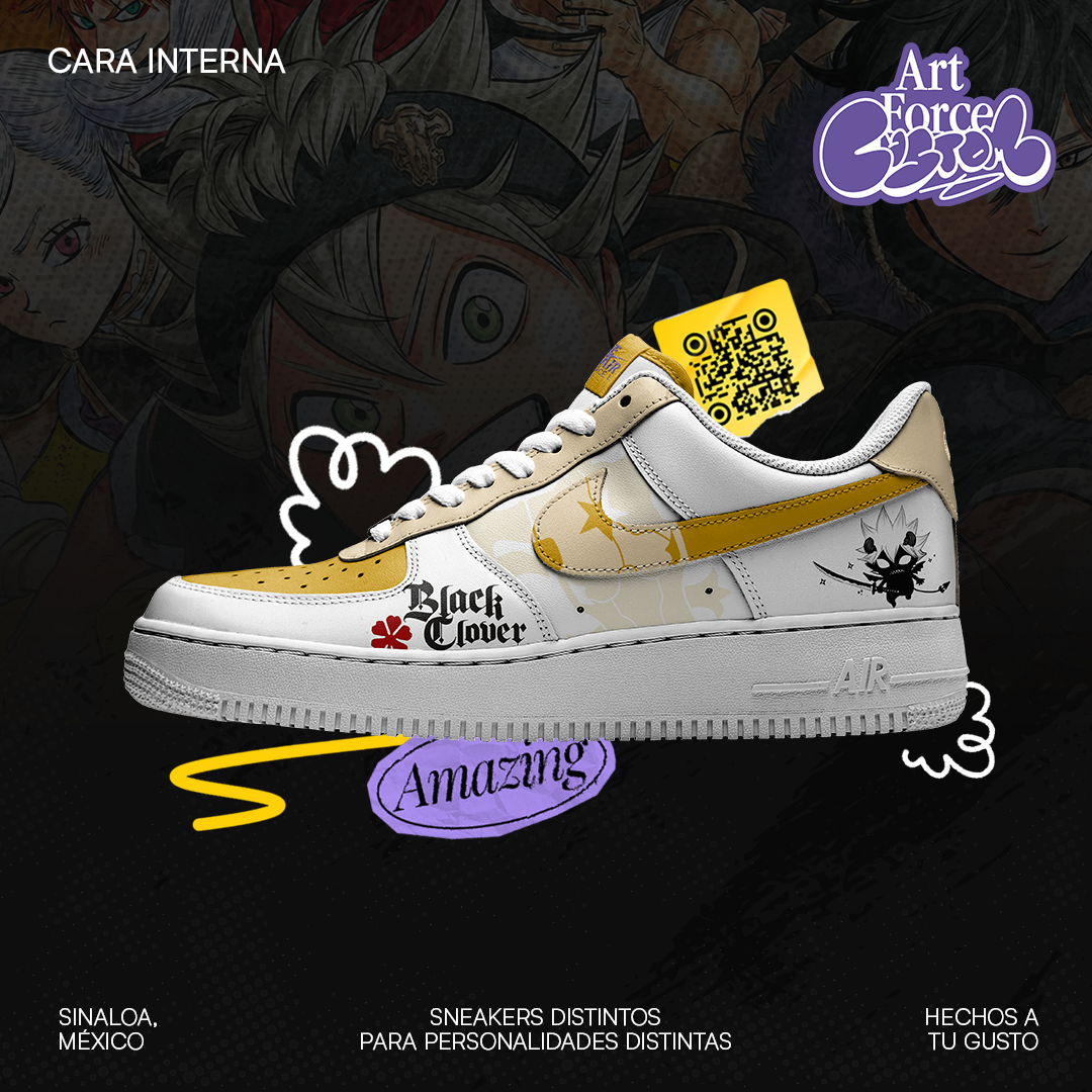 Air Force 1 x Grimoire Souls - Black Clover