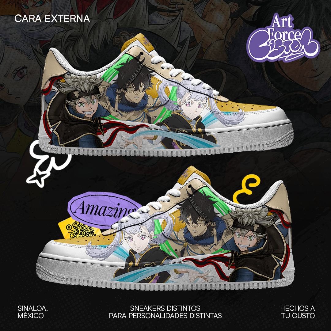 Air Force 1 x Grimoire Souls - Black Clover