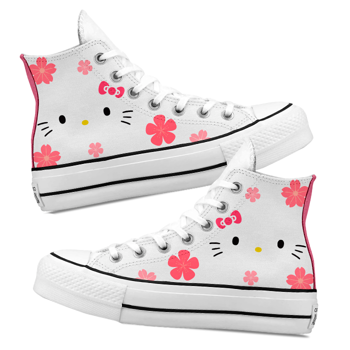 Converse x Hello Kitty Flores