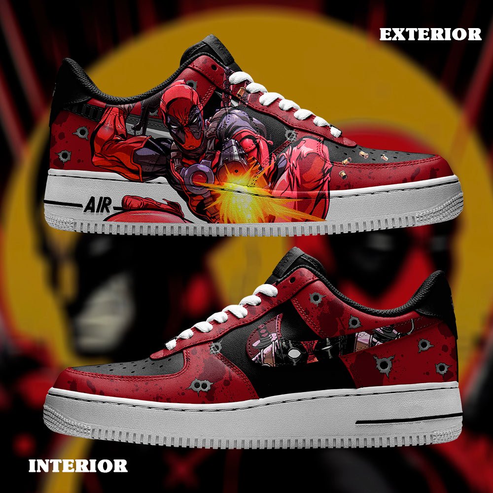 Air Force 1 x Deadpool y Wolverine Converse Negro 27.5