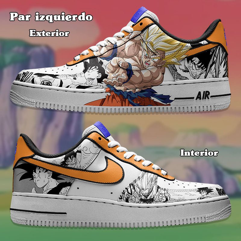 Custom AF1 Dragon ball Vegeta sneaker anime shoes size outlet 7