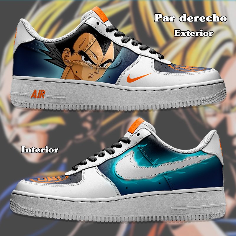 Dragon ball z goku nike air force 1 hotsell