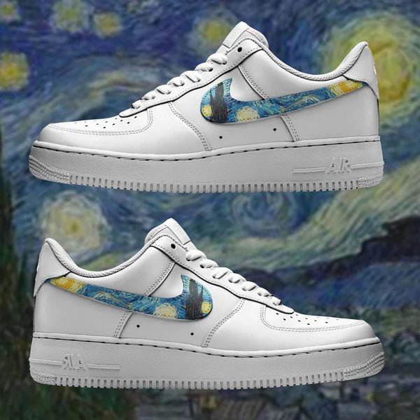 Air Force 1 x Van Gogh swoosh(26mx) - Art Force Custom