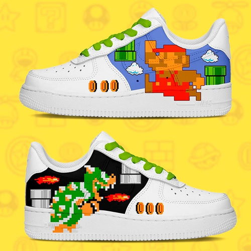 Air Force 1 Niños - Mario Bros Retro - Art Force Custom
