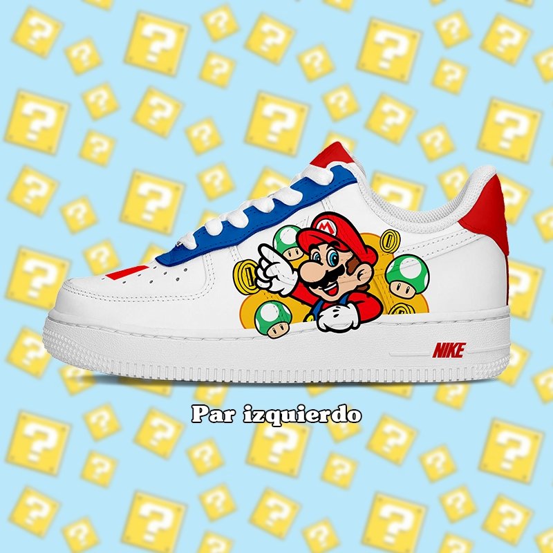 Air Force 1 Niños - Mario & Luigi - Art Force Custom