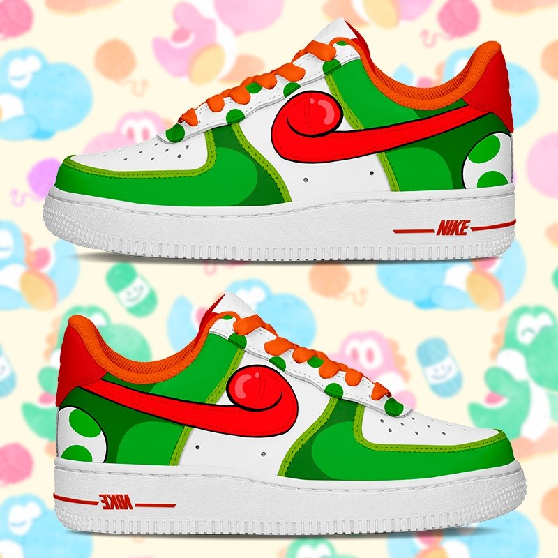Air Force 1 Niños - Yoshi - Art Force Custom