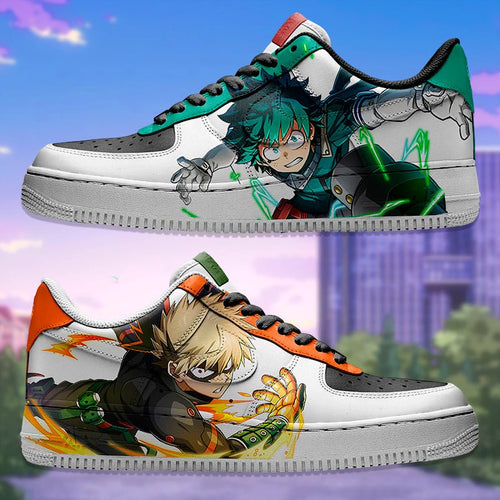 Air Force 1 x Deku & Bakugo - Art Force Custom