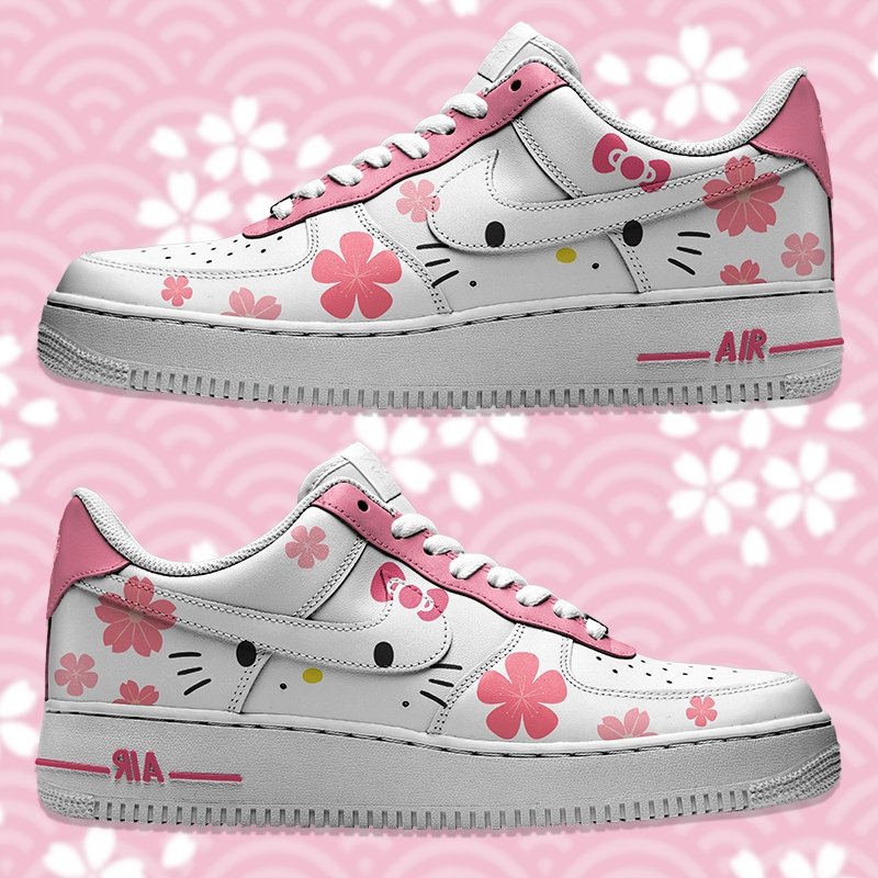 Air Force 1 x Hello Kitty Flores - Art Force Custom