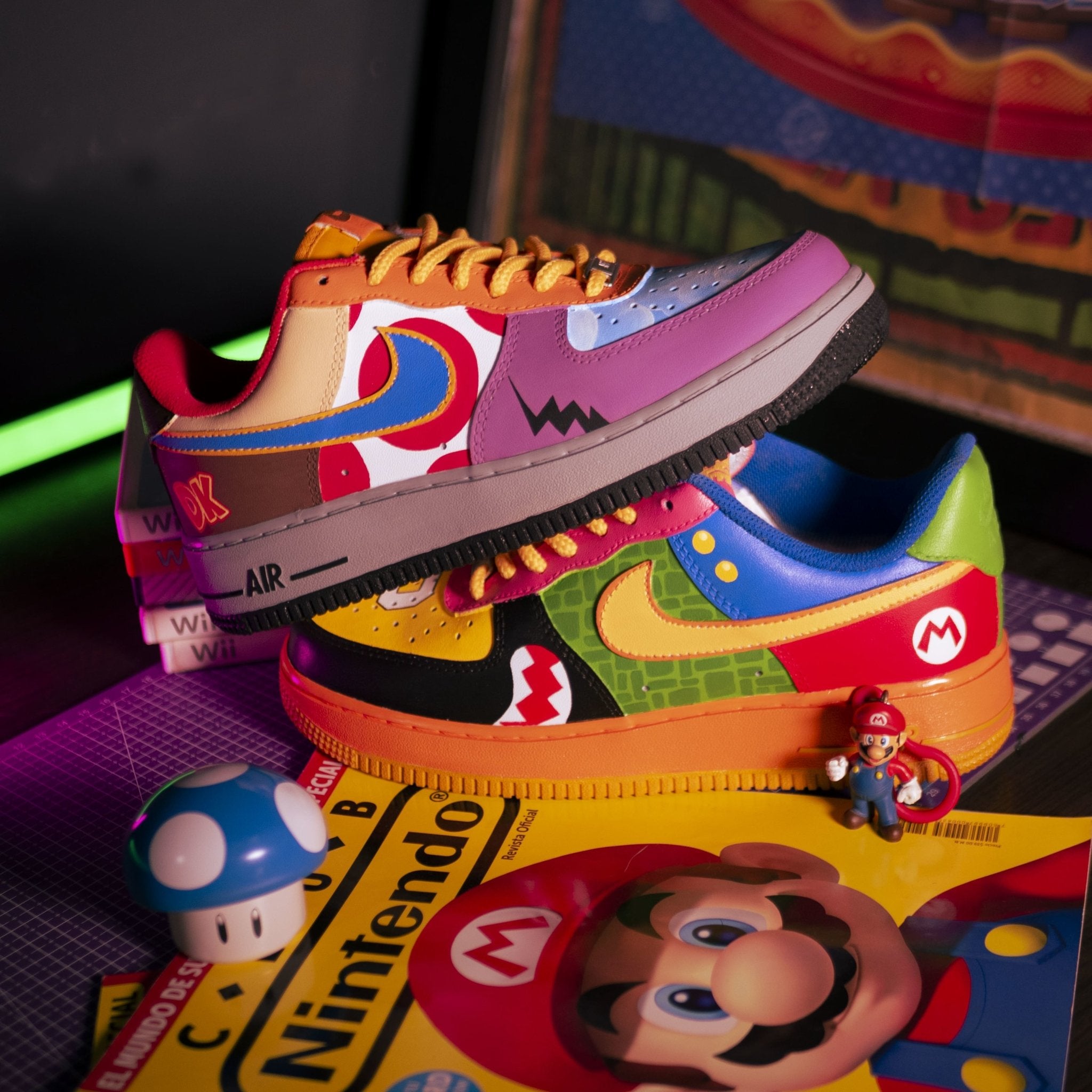 Tenis de discount mario bros nike