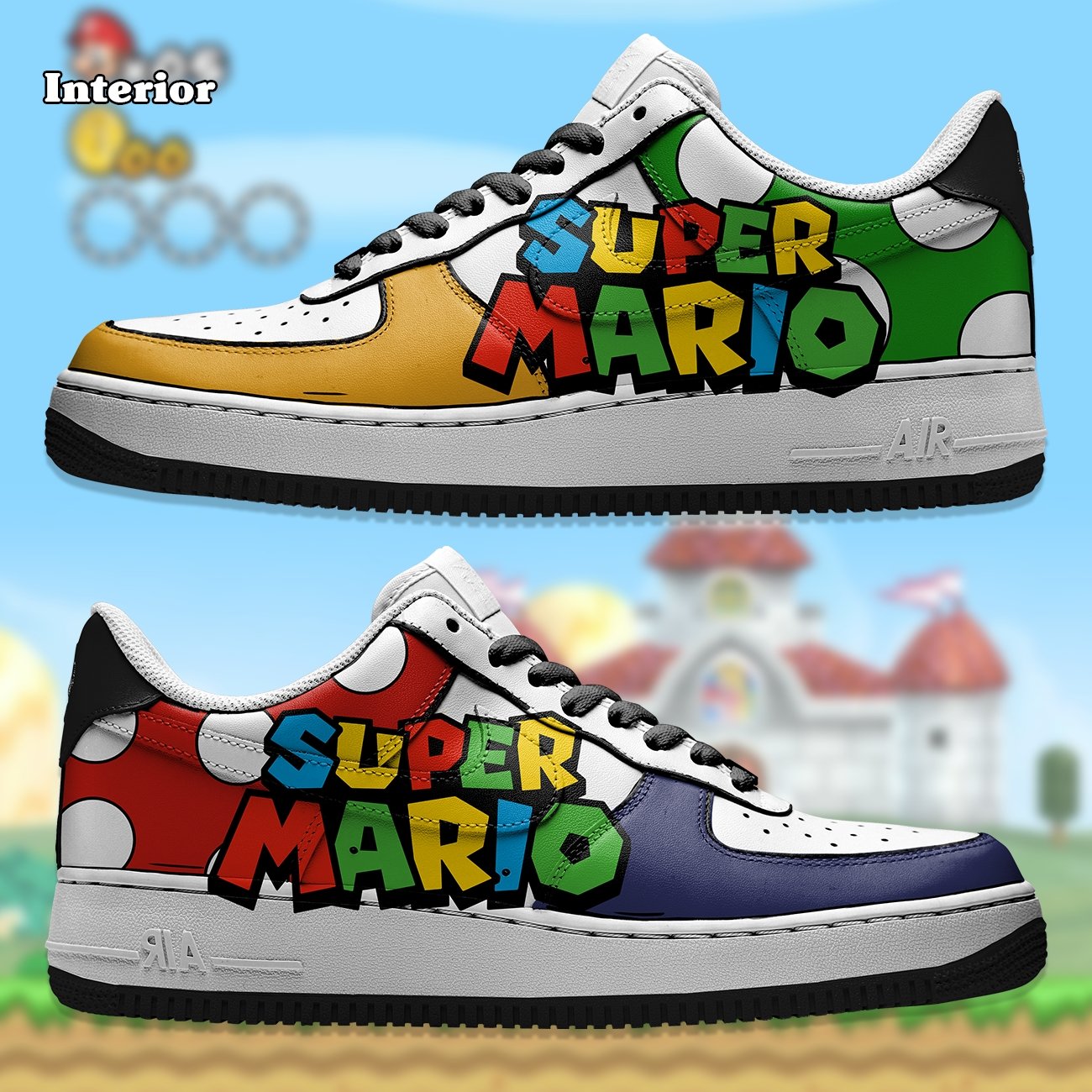 Air Force 1 x Mario vs Bowser - Art Force Custom