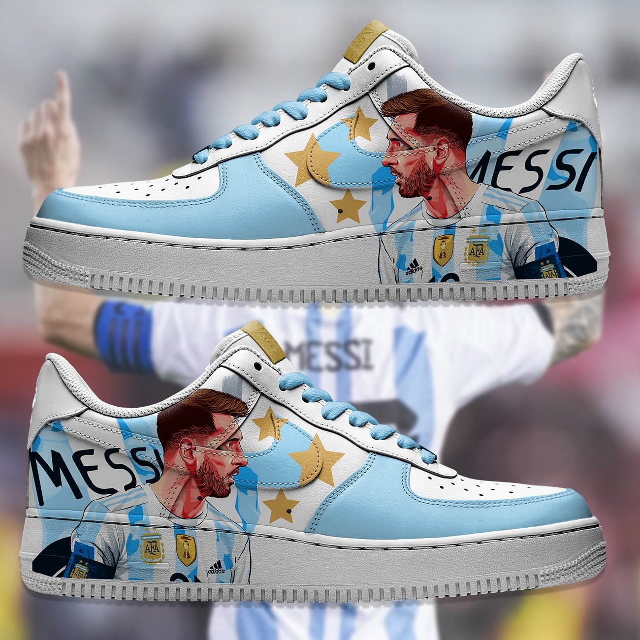 Air Force 1 x Messi Selección Argentina - Art Force Custom