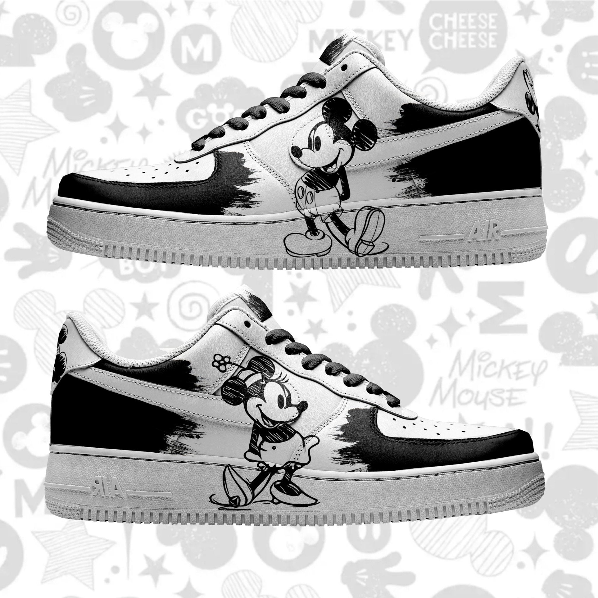 Air Force 1 x Mickey&Minnie sketch - Art Force Custom