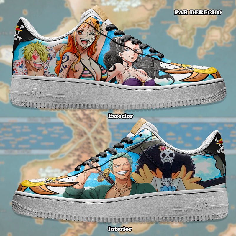 Air Force 1 x One Piece full - Art Force Custom