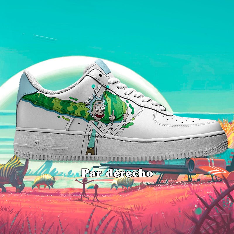 Nike air force one shops rick and morty