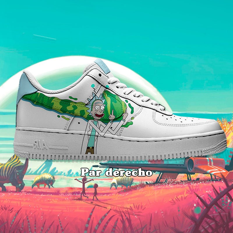 Air Force 1 x Rick and Morty Swoosh - Art Force Custom