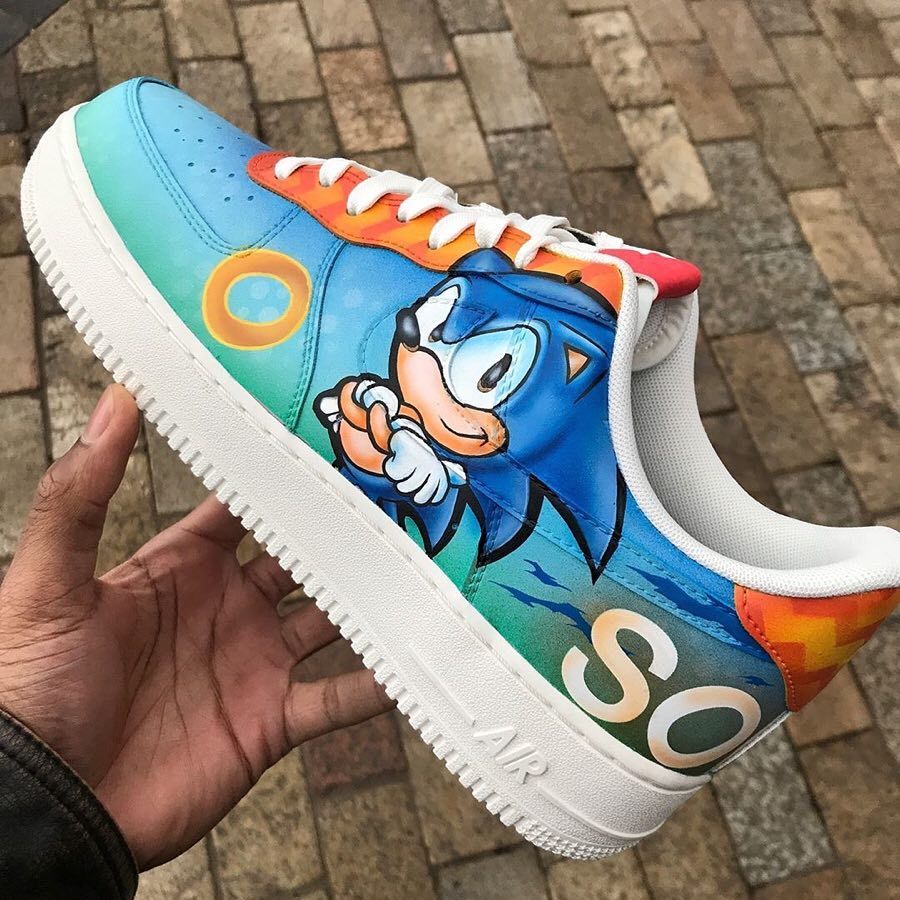 Air Force 1 x Sonic - Art Force Custom