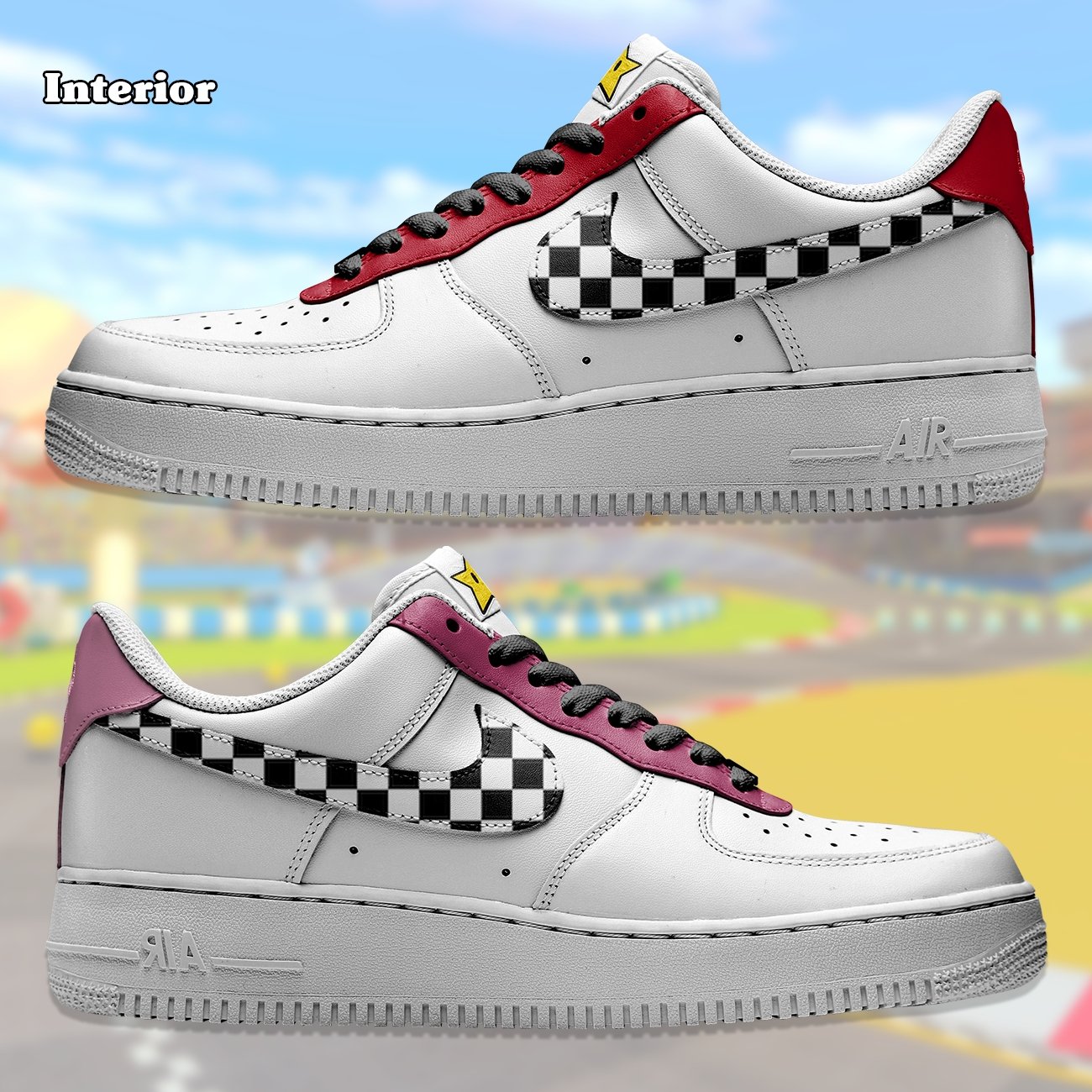 Air Force 1 x Super Mario Kart - Art Force Custom