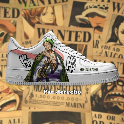 Air Force 1 x Zoro y Luffy swoosh - Art Force Custom