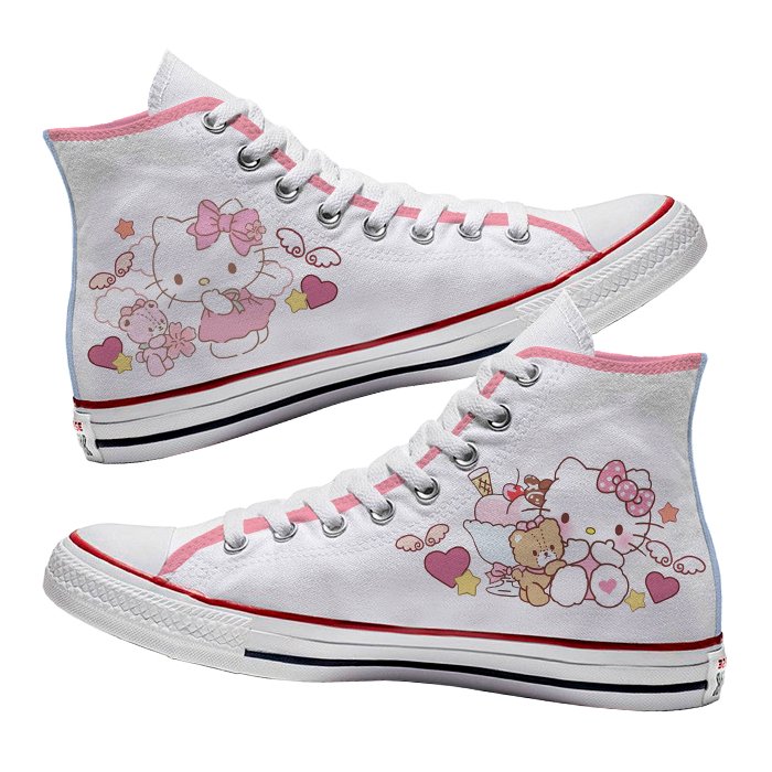 Converse x Hello Kitty Love - Art Force Custom