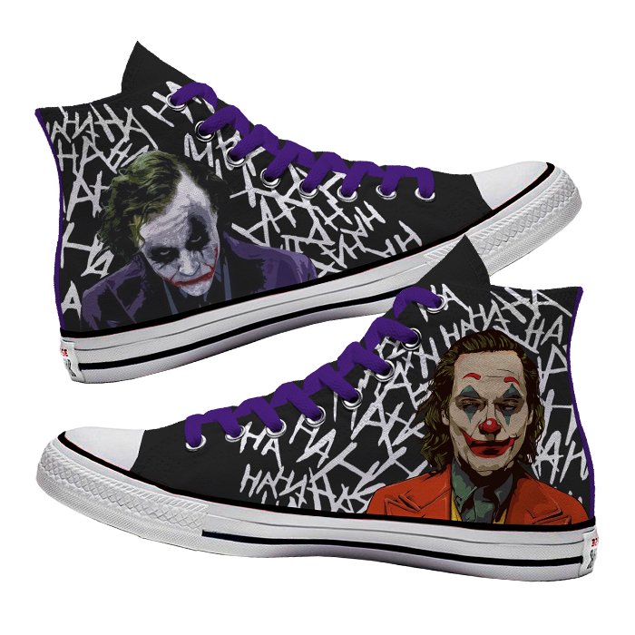 Converse x Joker - Art Force Custom