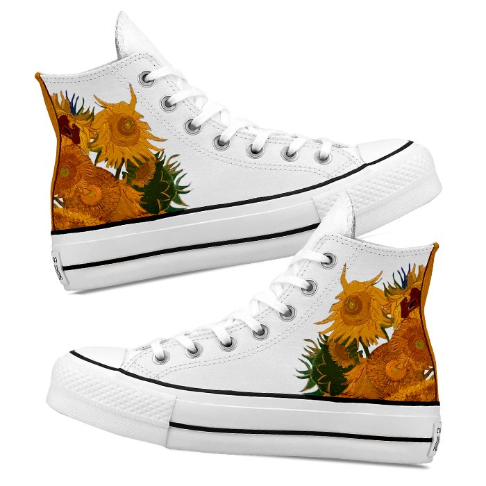 Converse x Los girasoles Van Gogh