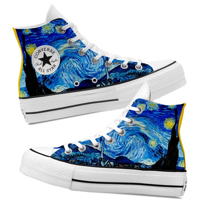 Starry night converse deals